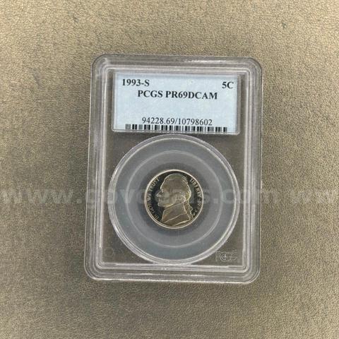 1993-S PR69 Nickel