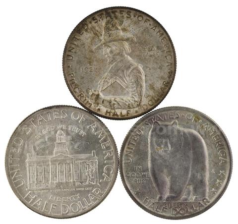 Pilgrim, Bay Bridge, Iowa Commemorative Half Dollars