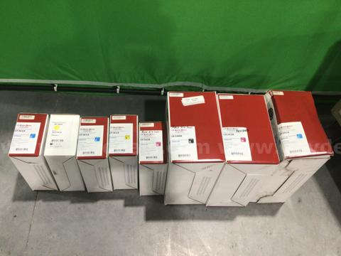 Lot of (8) Various HP Toners