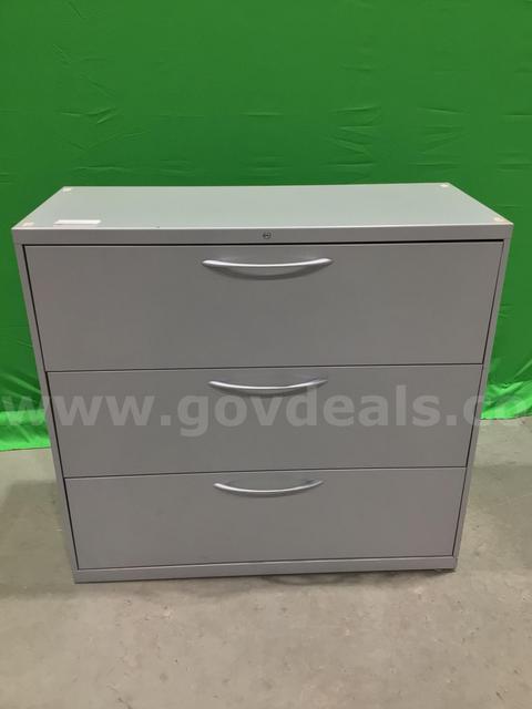 Three-Drawer Lateral File Cabinet