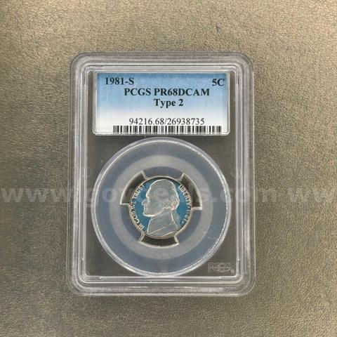 1981-S PR68 Nickel