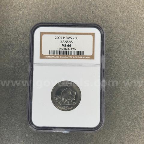 2005 P MS66 Kansas Quarter