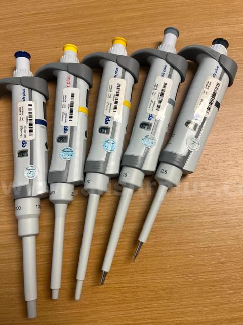 Eppendorf Research Plus Pipettes, set of 5.