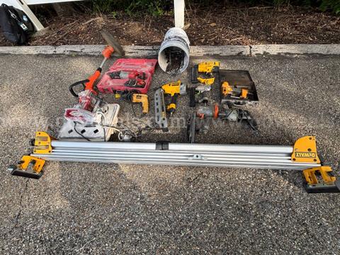 DeWalt, Stanley Bostitch, Milwaukee & Black+Decker Contractor Tool Lot