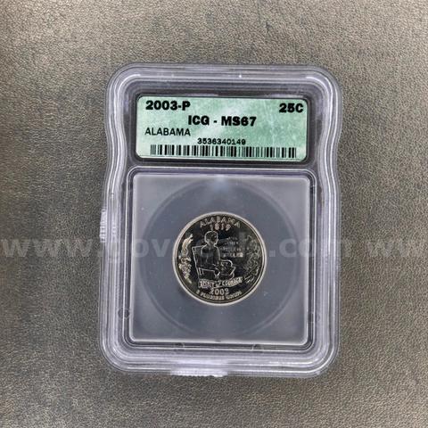 2003-P MS67 Alabama Quarter