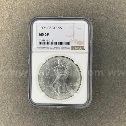 1995 MS69 Walking Liberty Dollar