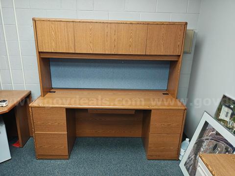 Office Desks (L-Shape, Study w/Hutch, Printer Stand)