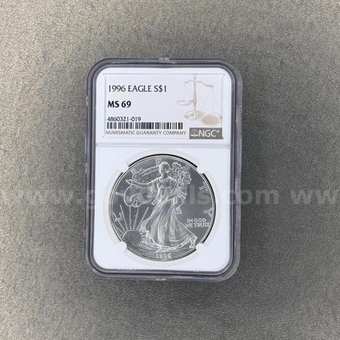 1996 MS69 Walking Liberty Dollar