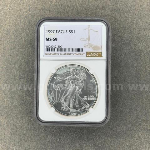 1997 MS69 Walking Liberty Dollar