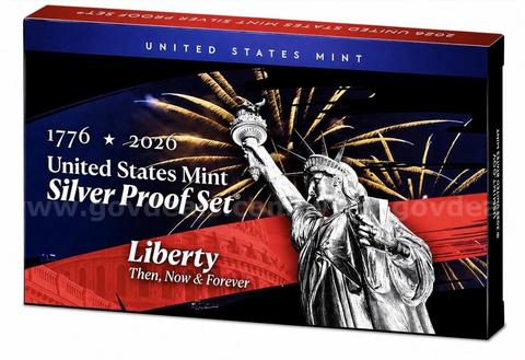 1776-2026 DUAL DATE SEMIQUINCENTENNIAL SILVER PROOF SET (ONE YEAR ONLY) BEAUTIFUL COINS