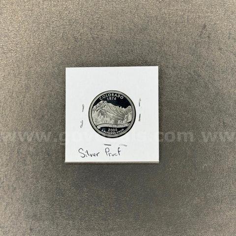 2006 Colorado Silver Proof Quarter in Holder
