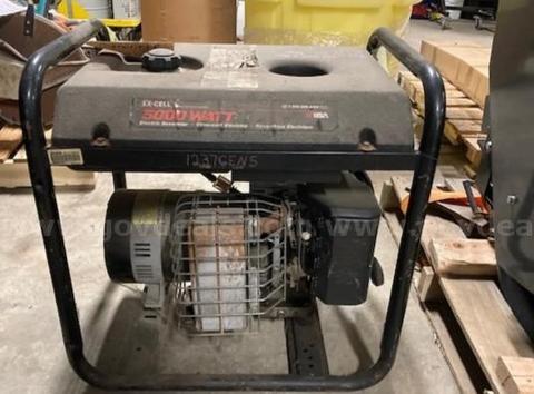 EX-CELL 5000 Watt Electric Generator