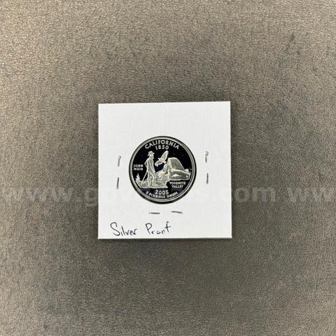 2005 California Silver Proof Quarter in Holder
