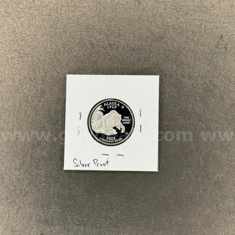 2008 Alaska Silver Proof Quarter in Holder