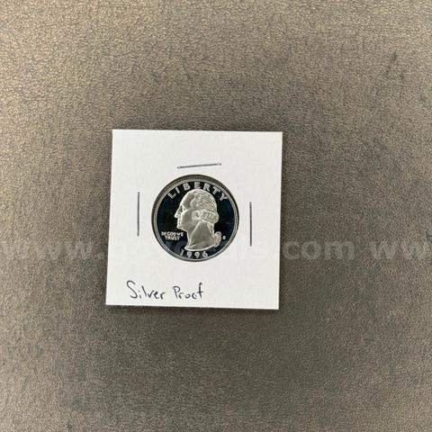 1996 Silver Proof Quarter in Holder