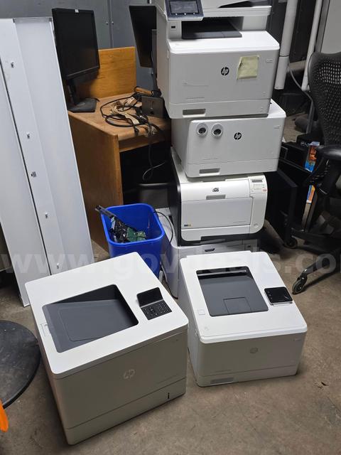 Lot of HP LaserJet Printers – Various Models (Qty: Multiple Units) – Untested - WILL NOT SHIP