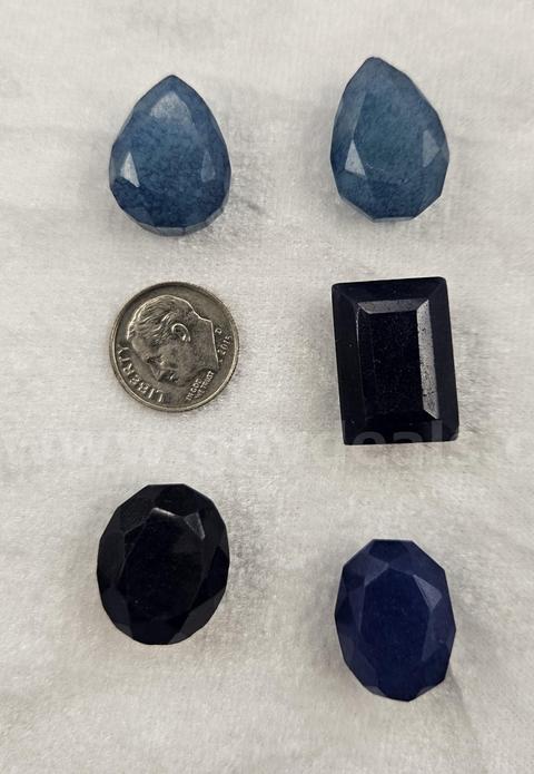 5 LARGE SAPPHIRE GEMSTONES