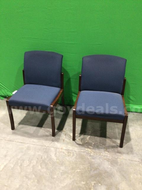 Lot of (2) Chairs with No Arms
