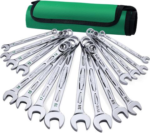 NEW SK S-K 16 PIECE SAE WRENCH SET SAE AND METRIC- SHIPPING ONLY - MA