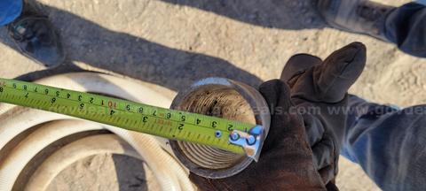 Trash pump intake hose