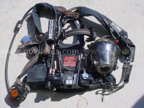 Scott AP75 air pack scba harness,AV3000 facemask M