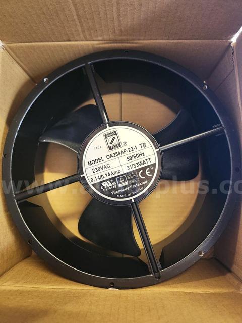 NEW IN BOX Orion Fans OA254AP-22-1 TB AC Axial Cooling Fan 230V (9" x 3.5") Terminal Connection  Internal ID: 020624-01A