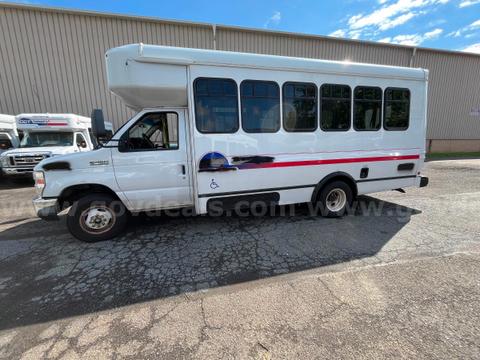 2017 Ford E450 14 Passenger Paratransit Van with wheelchair lift.