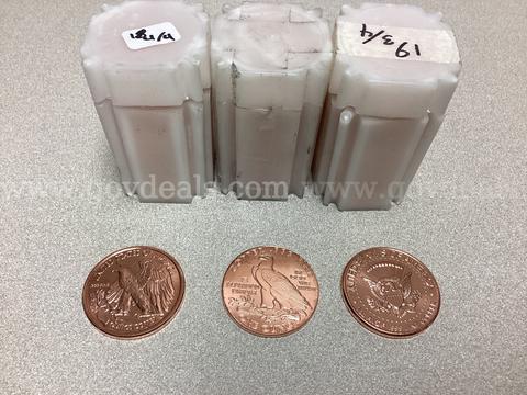 60 ( 1 ounce ) .999 Fine Copper Rounds ( 60 ounces in total )