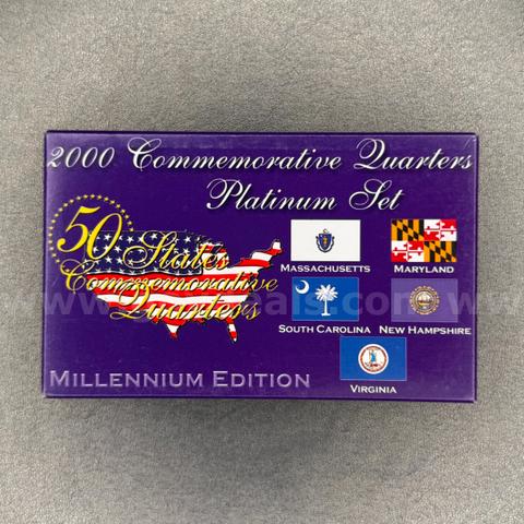 2000 Commemorative Quarters Platinum Set