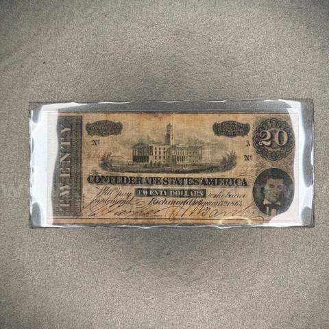 Twenty Dollar Confederate Bill