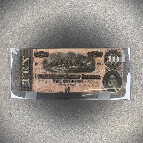 Ten Dollar Confederate Bill