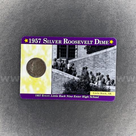1957 Silver Roosevelt Dime