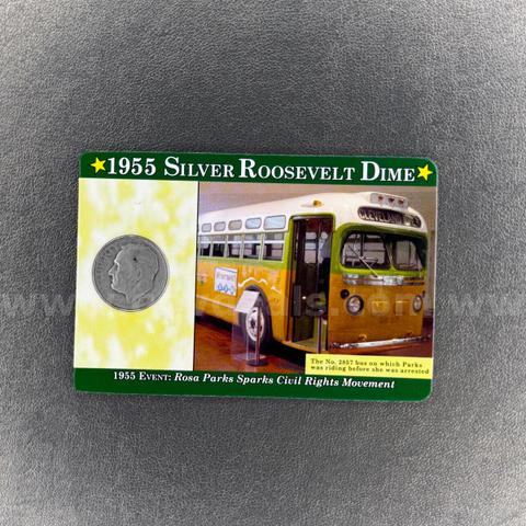 1955 Silver Roosevelt Dime
