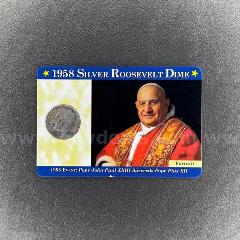 1958 Silver Roosevelt Dime