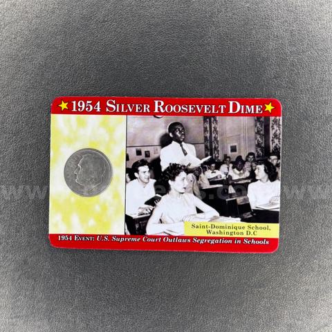 1954 Silver Roosevelt Dime