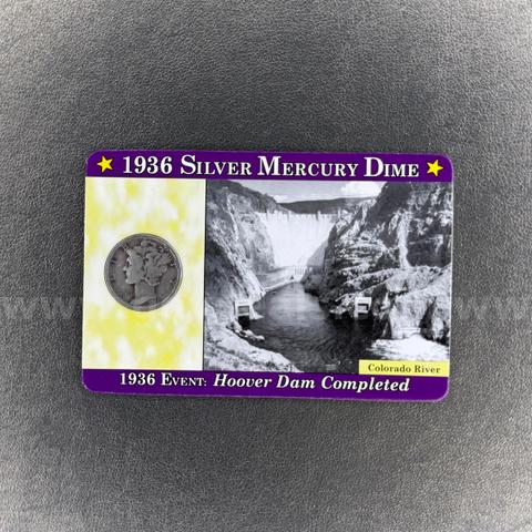 1936 Silver Mercury Dime