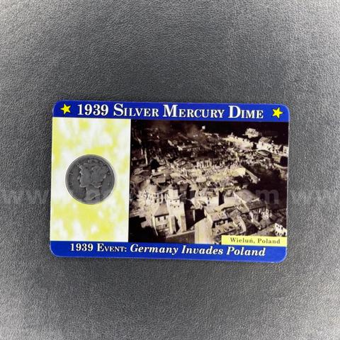 1939 Silver Mercury Dime
