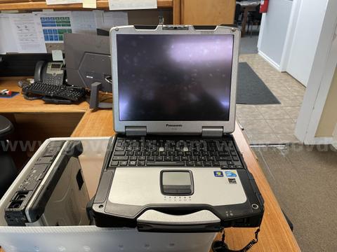 Lot of Five Toughbook Laptops