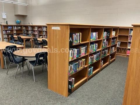 Library Book Shelving Units - Lot 001