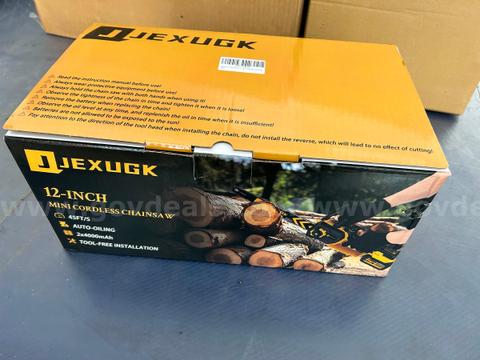 Free Shipping - NEW Factory Sealed - 12" Brushless Cordless Chainsaw –Handheld Electric Chain Saw with 2×4.0Ah Batteries