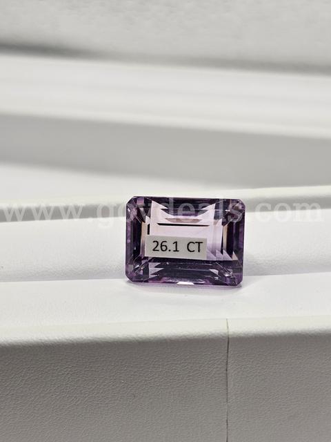 Massive 26.1 CT Amethyst Gemstone, Designer Cut, Investment