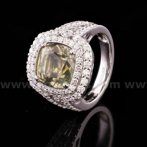SAPPHIRE and DIAMOND RING