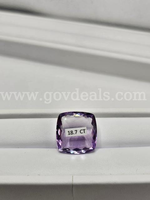Massive 18.7 CT Amethyst Gemstone, Designer Cut, Investment