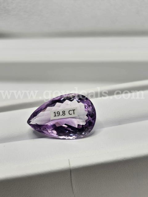 Massive 19.8 CT Amethyst Gemstone, Designer Cut, Investment
