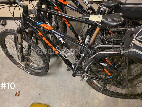 Used black Trek Xcaliber bike.