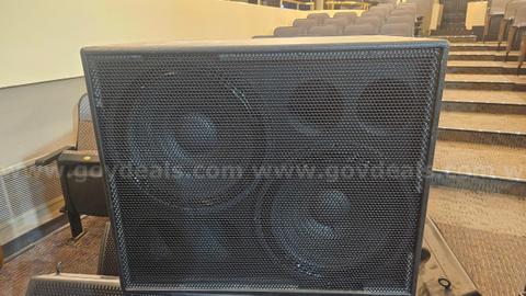 EAW SB250P Dual 15" Subs (Lot of 2 units)