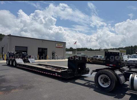 2023 Kaufman lowboy trailer 55 ton 4 axle
