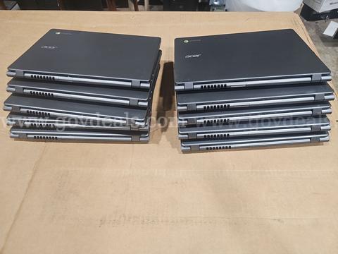 Lot of 10 Acer Chromebook C720 Laptops w/ 10 OEM Chargers