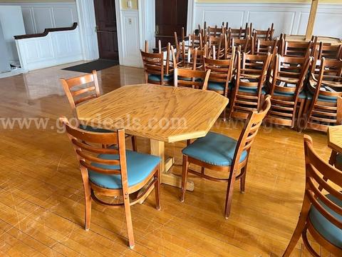 Wooden Tables and Chairs