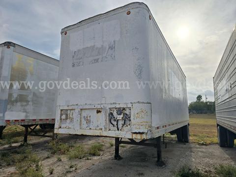1985 Fruehauf FBB9FL128-W7.5 S/A Van Trailer